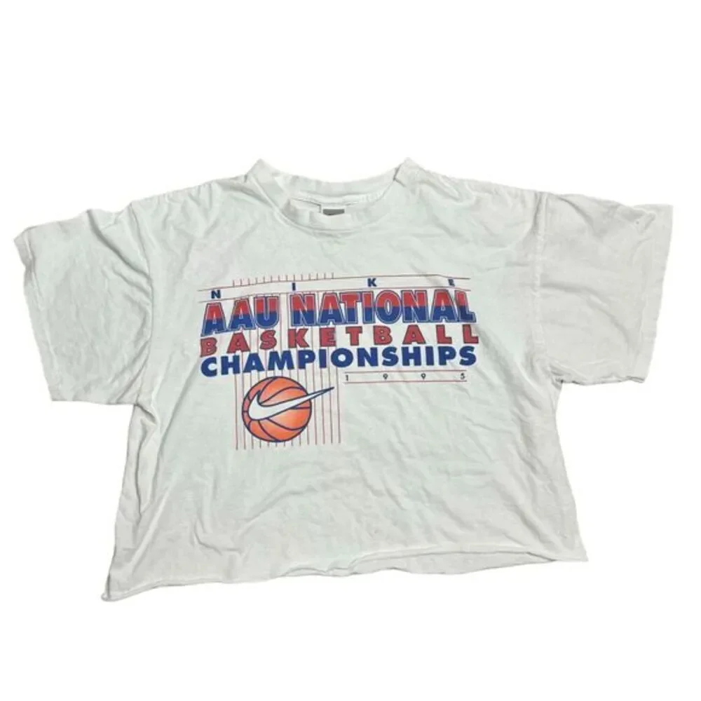 Nike XXL AAU National Basketball Championship 1995‎ Cropped Single Stitch USA